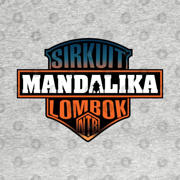 Sirkuit Mandalika Lombok NTB Badge on Gradient Color by G-Design